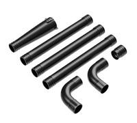 Litheli Kit de nettoyage de gouttière (accessoire souffleur de feuilles compatible avec les souffleurs sans balais Litheli) - Montage sans outil 2,2 m pour nettoyer les gouttières