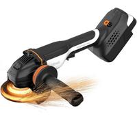 Litheli Meuleuse d'angle sans fil 125 mm, Disqueuse sans fil avec Batterie 20V 4,0Ah, Moteur sans Balais, 2500-8500 RPM, pour Couper, Meuler, Polir et Affûter, Bricoleur, Meuleuse