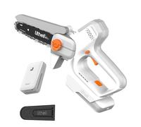 Litheli Mini Tronçonneuse à Batterie 10000 mAh, 20V, 6 Pouces Tronconneuse Electrique Sans Fil, Tension de Chaîne Réglable, Verrouillage Sécurité, Élagueuse, Petite Tronçonneuse pour Bois et Branches