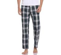 Litherday Pantalon de Pyjama Homme Coton à Carreaux Bas de Pyjama Longue Cofortable Respirant avec Poches à Cordon de Pantalon