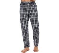 Litherday Pantalon de Pyjama Homme Coton à Carreaux Bas de Pyjama Longue Cofortable Respirant avec Poches à Cordon de Pantalon