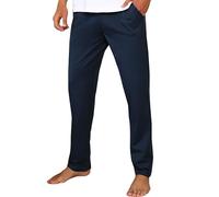Litherday Pantalon de Pyjama Homme en Coton Bas de Pyjama Vêtement de Nuit | avec Poches à Cordon Doux Léger Confortable Longue Couleur Unie*