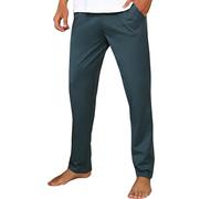 Litherday Pantalon de Pyjama Homme en Coton Bas de Pyjama Vêtement de Nuit | avec Poches à Cordon Doux Léger Confortable Longue Couleur Unie*