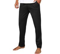 Litherday Pantalon de Pyjama Homme en Coton Bas de Pyjama Vêtement de Nuit | avec Poches à Cordon Doux Léger Confortable Longue Couleur Unie*