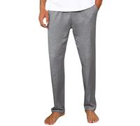 Litherday Pantalon de Pyjama Homme en Coton Bas de Pyjama Vêtement de Nuit | avec Poches à Cordon Doux Léger Confortable Longue Couleur Unie*