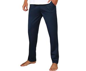 Litherday Pantalon de Pyjama Homme en Coton Bas de Pyjama Vêtement de Nuit | avec Poches à Cordon Doux Léger Confortable Longue Couleur Unie*