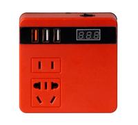 Lithium Battery Inverter HUIOP Inverter de batterie au lithium de 120 W, outils au lithium multifonction Onduleur de batterie Inverter 21 V à 220 V CA Inverseur intelligent à double moteur avec