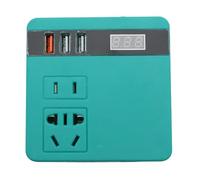 Lithium Battery Inverter HUIOP Inverter de batterie au lithium de 120 W, outils au lithium multifonction Onduleur de batterie Inverter 21 V à 220 V CA Inverseur intelligent à double moteur avec