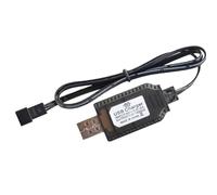 Lithium Battery USB Charging Cable - RC Airplane & Drone Battery Charger | Fast Chargings Cable for SM-2P, SM-3P, SM-4P 7.4V 1000mAh | Safety Protection & Charging Status Display