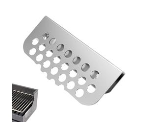 Lithium Grease - Stainless Steel, 5.35x2.36x0.28in Grill Grease Gate GreaseBlocking | Easy-Clean BBQ GreaseManagement Mesh Screen, Grill Greases Screen for Backyard Grilling, Patio Barbecues