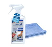 Lithofin MN Easy-Clean Lot de 3 vaporisateurs de 500 ml avec chiffon microfibre kör4u bleu