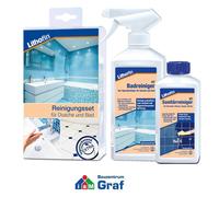Lithofin Set de Nettoyage pour Douche Et Bain : Salle + Nettoyeur Sanitaire