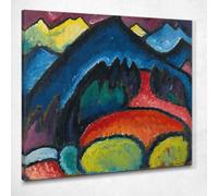 Lithographie Bleu Le Bateau Wassily Kandinsky, wk151 Tableau imprimé sur toile, 40 x 36 cm