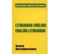 Lithuanian-English/English-Lithuanian Concise Dictionary
