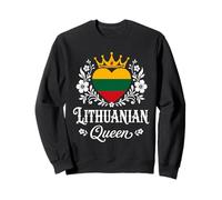 Lithuanian Queen Lithuania Flag Proud Lithuanian Woman Sweatshirt