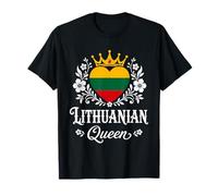 Lithuanian Queen Lithuania Flag Proud Lithuanian Woman T-Shirt