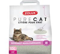 Litière agglomérant parfumée antibactérienne Zolux Beige 10 L