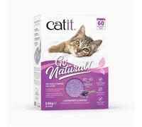 Litière Agglomérante Chat Longue Durée Go Natural Cosses De Pois Parfum Lavande - Catit