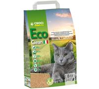 Litière agglomérante Eco Clean 6 paquets de 6 litres Croci