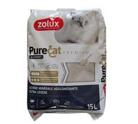 Litière Agglomérante Premium Pure Cat 15l