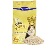 Litière agglomérante pour chats Lyra Pet® au tofu 7 5 kg