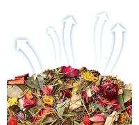 Litière animaux Petit tapis absorbant l'humidité, parfums , apaisant | Litière pour chinchillas aux fleurs séchées Décoration d'habitat calmante : lapin, chat, furet, poulailler intérieur,