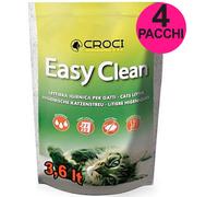 Litière anti-odeur Easy Clean 4 paquets de 7,5 litres chacun Croci