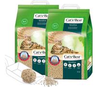 Litière antibactérienne en bois pour chat Cat's Best Sensitive pour bac à litièr
