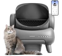 M1 Litière Auto-nettoyante à Couvercle Ouvert pour Chat, bac à litière Automatique avec contrôle par Application, élimination des déchets sans Odeur, Sacs Poubelle et Tapis de litière pour Chat