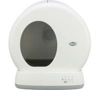 Litière auto-nettoyante pour chat 53 × 55,5 × 52 cm blanche