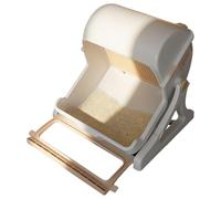Litière auto-nettoyante pour chat - Semi-autonettoyante - Avec contrôle des odeurs et système de sécurité pour plusieurs chats et construction ouverte pour armoire, appartement, voyage, intérieur