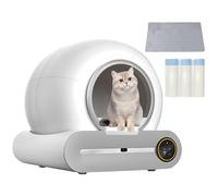 Litière automatique autonettoyante pour chat avec détecteur infrarouge et capteurs de poids, système intelligent d'élimination des odeurs pour un entretien facile