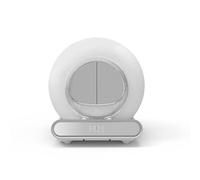 Litière Automatique Autonettoyante pour Chat avec Rideau Intelligent - Contrôle Via Application, Ultra Silencieuse, Contrôle des Odeurs, Bac Fermé, Grande Capacité, Compatible Litières Agglomérantes