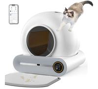 Litière automatique autonettoyante pour chat, grande capacité avec élimination des odeurs et contrôle par application, assure une hygiène et un confort ultimes pour votre chat