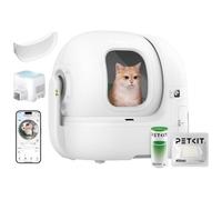 Litière automatique avec caméra - PETKIT - Purobot Max Pro - 76 L - Blanc