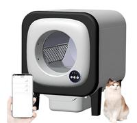 Litière automatique intelligente pour chat avec contrôle par application, autonettoyante, grande capacité, élimination des odeurs, idéale pour plusieurs chats