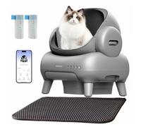 Litière automatique - NEAKASA M1 - Grands chats - Grande ouverture - Gris