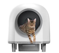Litière automatique pour chat, 100 L, robotique pour chat avec capteur de gravité/Hall/radar de mouvement/désodorisation, télécommande par application pour plusieurs chats