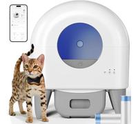 Litière automatique pour chat - 90 l - XXL - Électrique - Anti Pinch Self Cleaning - Pour plusieurs chats (YT)