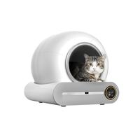Litière Automatique pour Chat Connectée - Toilette Auto-nettoyante Intelligente avec Application, Grande Capacité 65L Sécurisée Anti-odeurs, pour Foyer Multi-Chats (A)
