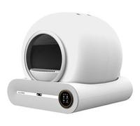 Litière automatique pour chat - Kiano Luna - autonettoyante, Wi-Fi, très silencieuse Blanc