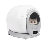 Litière Autonettoyante 65L pour Chat avec Fonctions de Désodorisation, Nettoyage Automatique et Surveillance - Toilette Électrique Autonettoyante pour Chat
