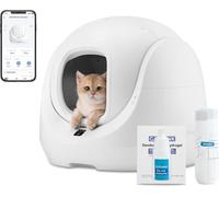 Litière autonettoyante - Catlink Baymax - Surveillance santé - 65 litres - Pour chats 1,5 à 10 kg