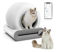 Litière Autonettoyante - HM Pet - Bac à litière connecté - Contrôle APP - 65L + 9L - Désodorisation avancée