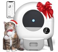 Litière autonettoyante pour chat - 100 l - Avec contrôle par application - Élimination des odeurs - Grand espace - Litière automatique pour plusieurs chats