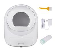 Litière autonettoyante pour chat, robot à litière automatique extra large, avec contrôle par application, vidéo en temps réel, photos, avec protection de sécurité, désodorisation, prise en charge WiFi