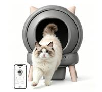 Litiere Chat Autonettoyante,65L Litiere Automatique avec 9 Capteurs De Sécurité,Contrôle par Application 2.4 GHZ,Protection Anti pincement,Bac Litiere pour Chat Sûre et Automatique