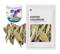 Litière De Feuilles D'aquarium,Aquarium Longan Leaf Litter - Accessoire Décoratif Naturel Pour Aquarium, Aquarium Et Autres Lieux