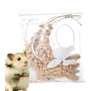 Litière de Hamster Nature Naturelle, litière Naturelle pour Hamsters | Contrôle des odeurs Location du Hamster | Small Animal Cage Landscaping Supplies, Habitat Decor Erea of Grain for Gerbils