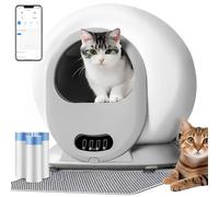 Litière électrique auto-nettoyante pour chat - Taille XXL - Avec application - Pour grands chats (type B)